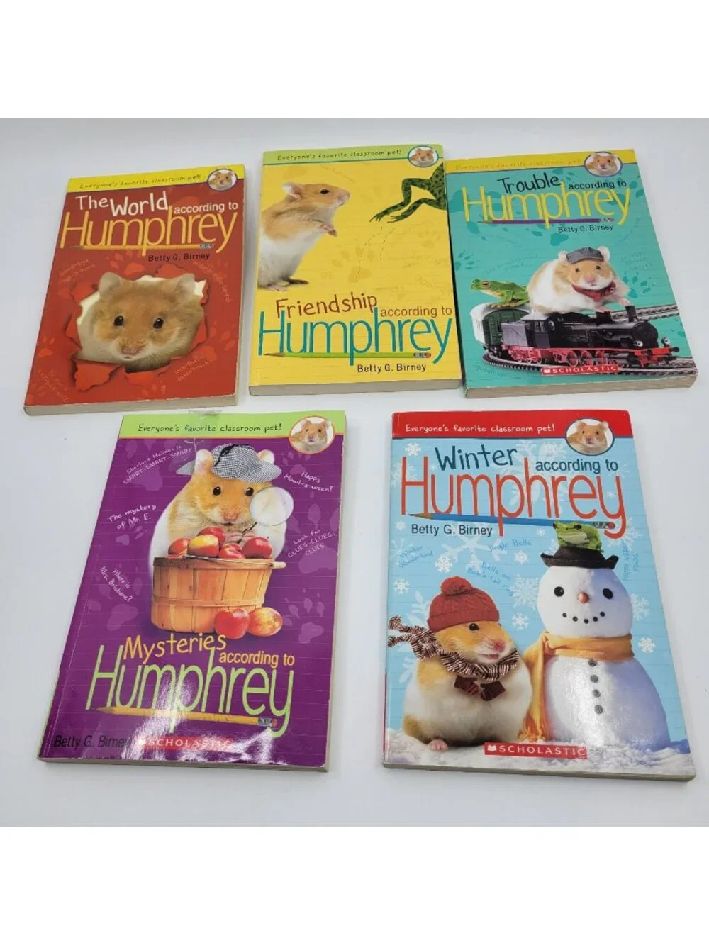 Humphrey Hampster Class Pet by Betty G. Birney Lot of 5 Chapter Books - BK041